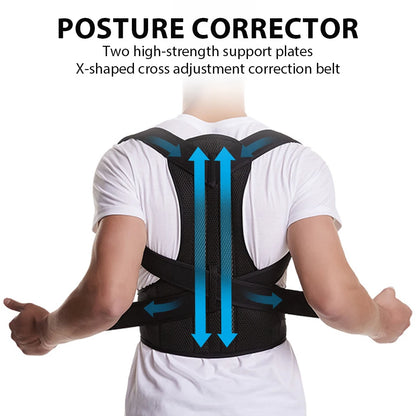 Back Posture Corrector Adult Back Support Shoulder Lumbar Brace Health Care Support Corset Back Belt